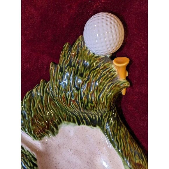 Atlantic Mold Co vintage golf tray in good condition. - Picture 5 of 7